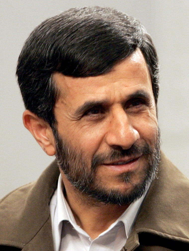 Iranian President Mahmoud Ahmadinejad sm